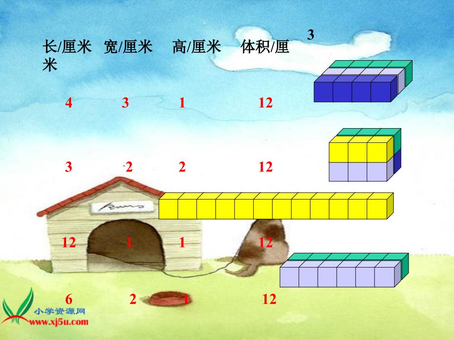 （北京版）五年级数学下册课件 长方体和正方体的体积 3_第3页