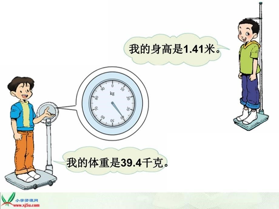 （西师大版）四年级数学下册课件 生活中的小数1_第5页