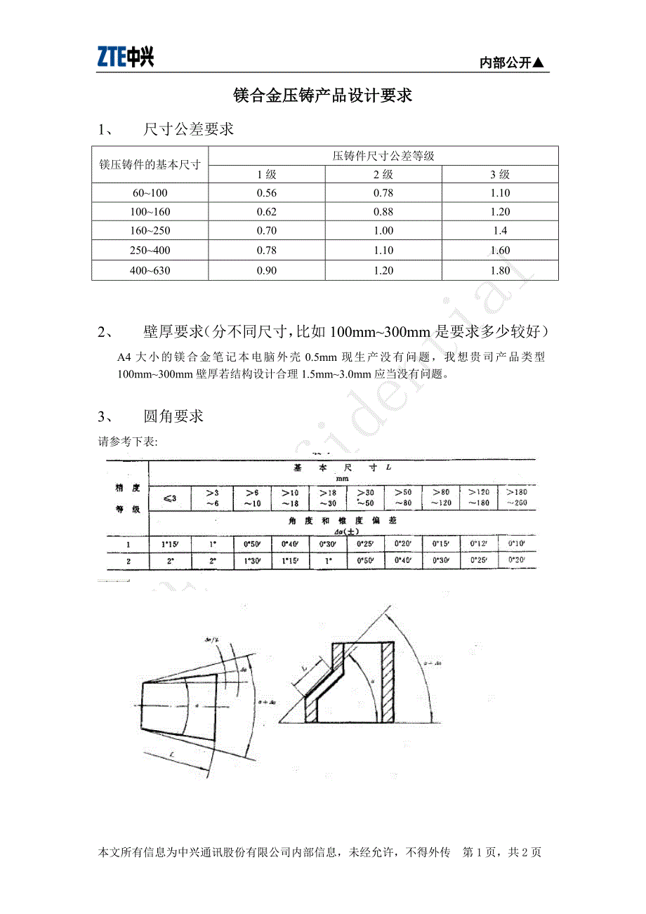 镁合金压铸产品设计要点_第1页