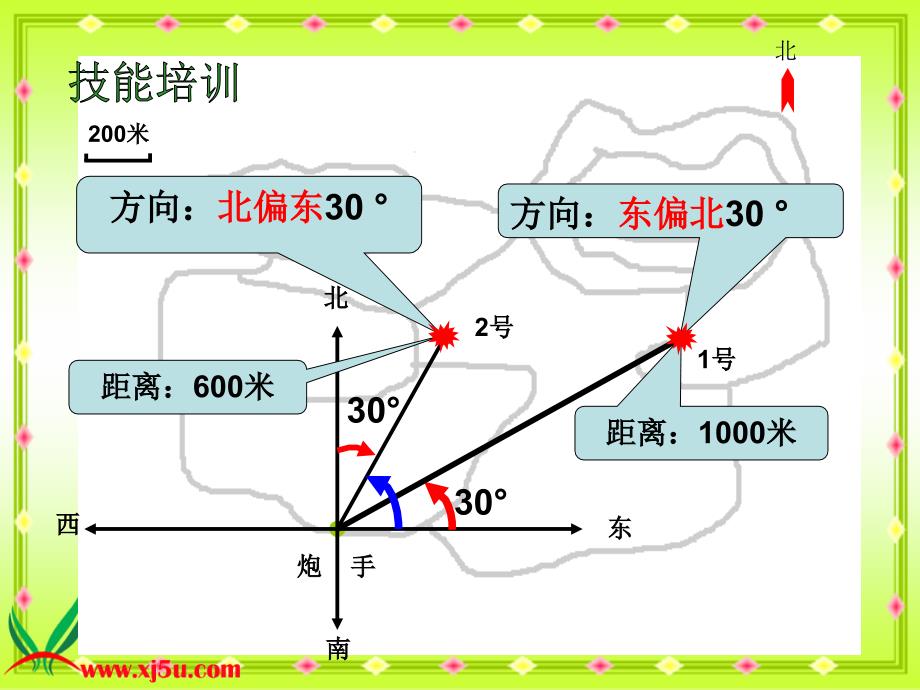 （人教新课标）四年级数学下册课件 位置与方向 5_第4页