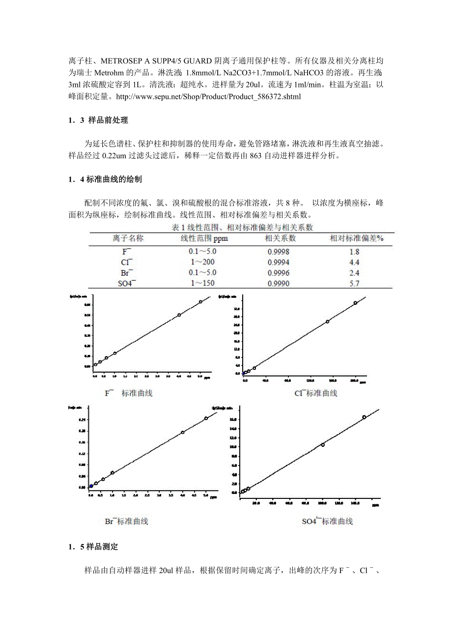 离子色谱法测定油田水中阴离子_第2页