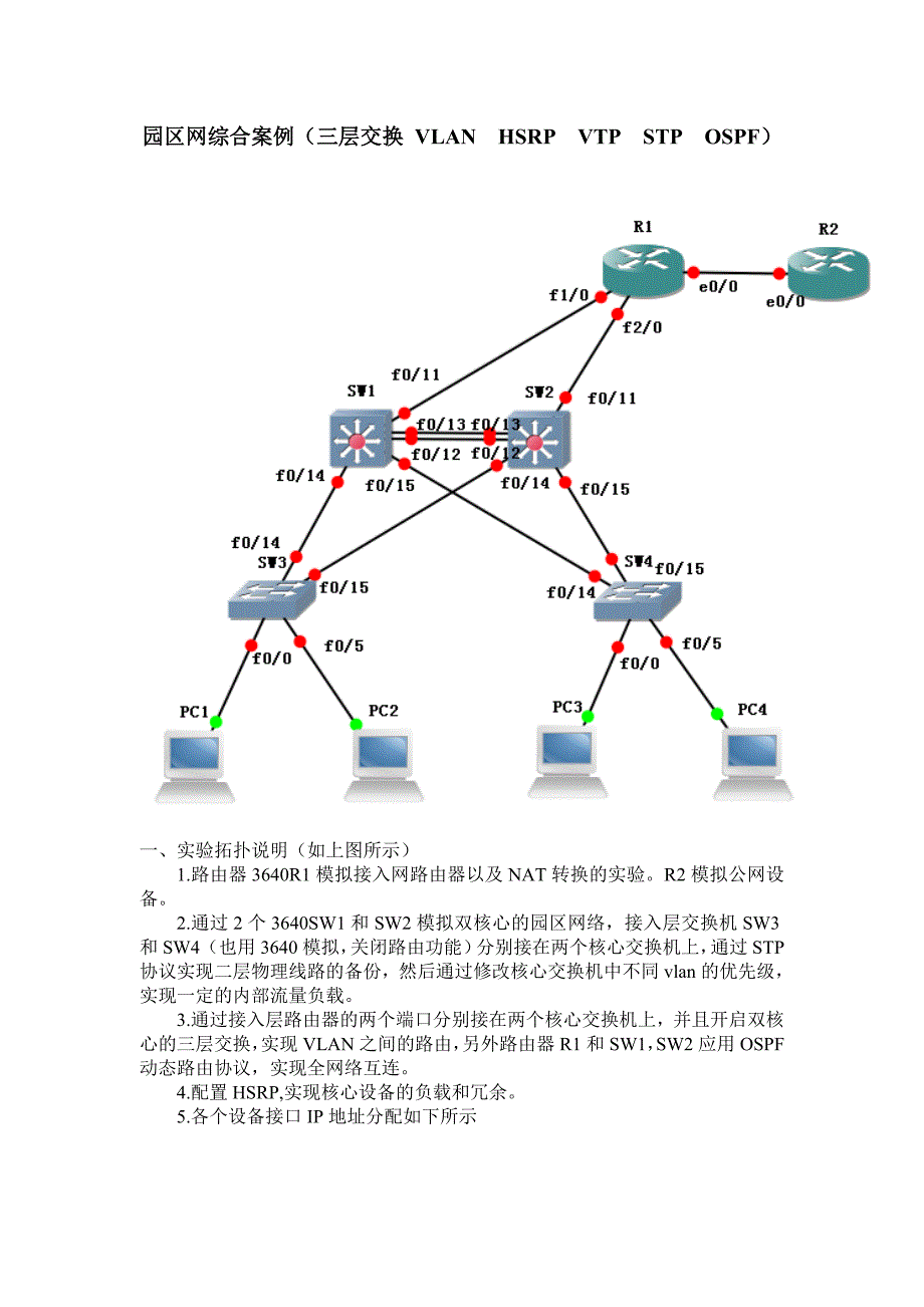 园区网络综合配置案例_第1页