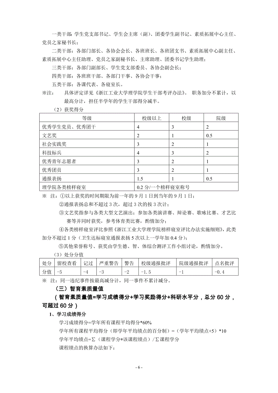 浙工大理学院奖学金评定条例_第2页