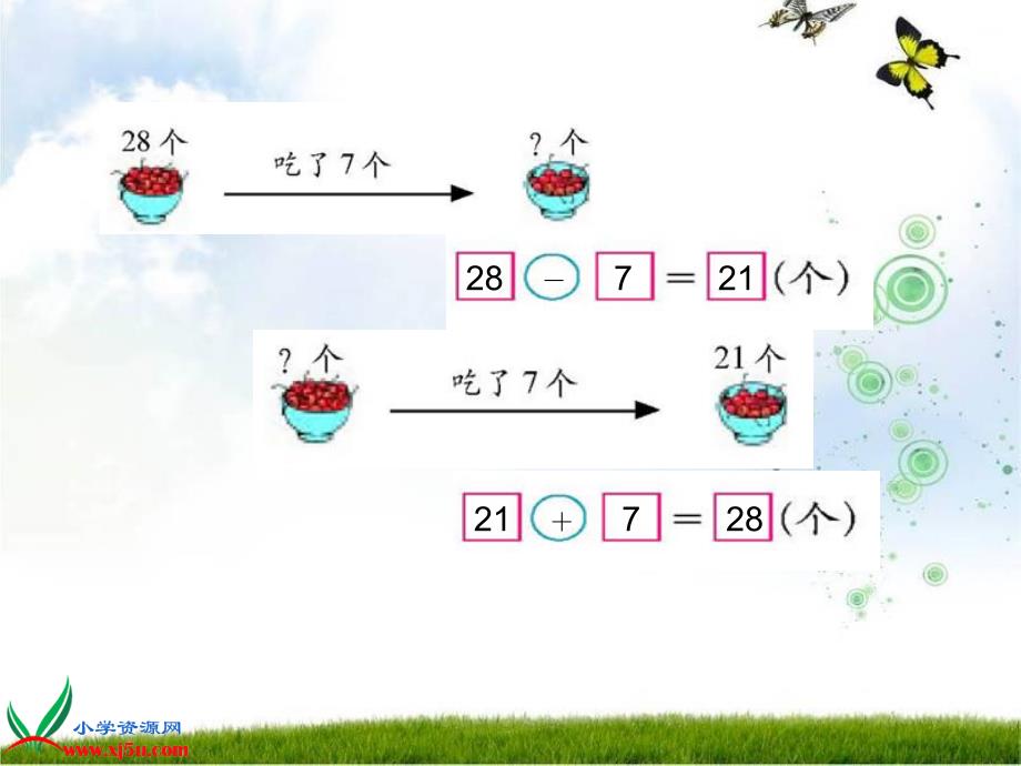 （北师大版）一年级数学下册课件 整理与复习（一）_第4页