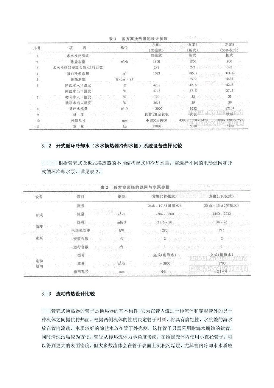 管壳式与板式水水换热器的比较分析_第3页