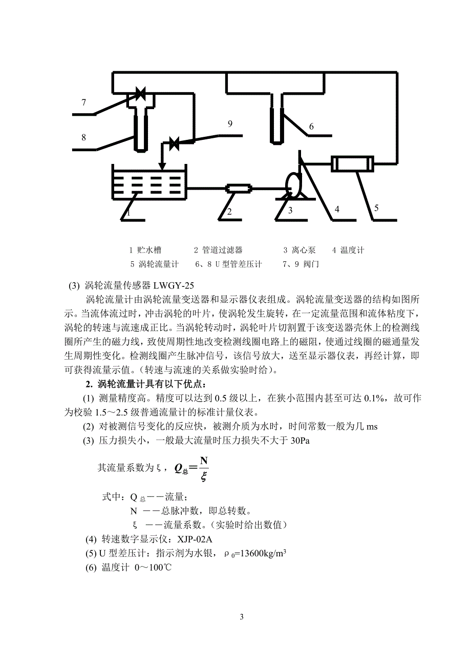 实验一 四系  流体阻力测定_第3页