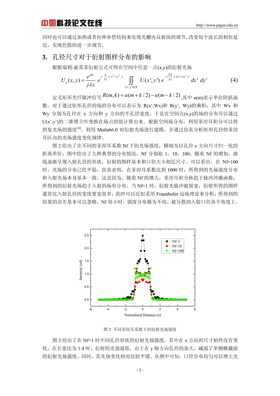 矩形孔径的衍射光场分布研究_第3页