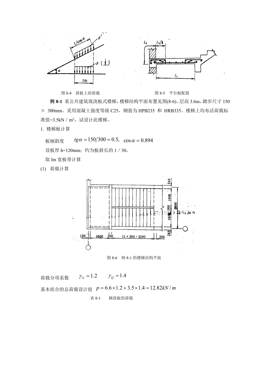 楼梯计算(手算)详解_第4页