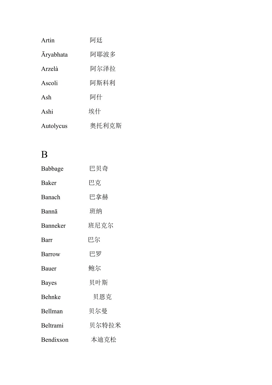 数学家英中文名字对照表_第2页