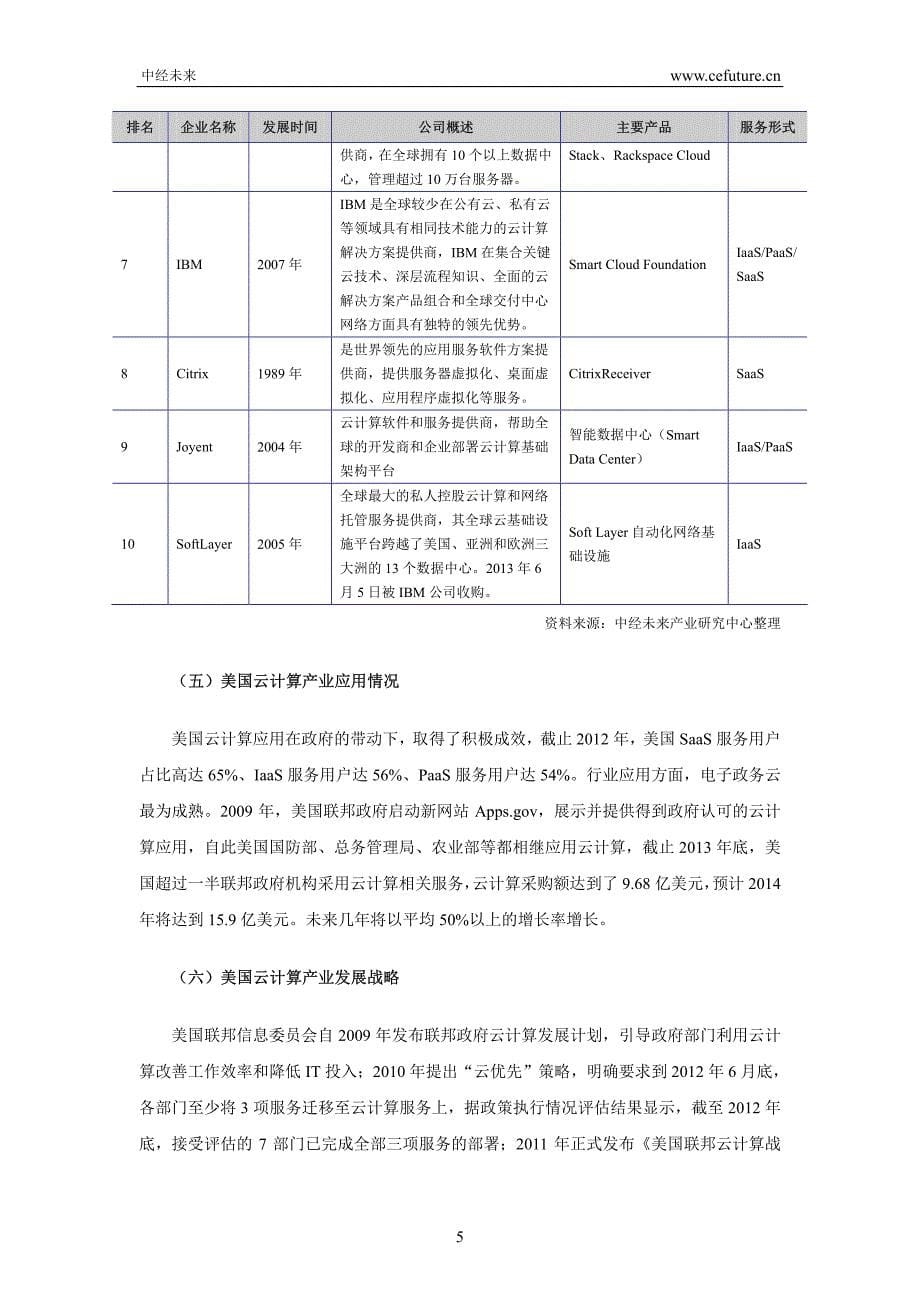 美国云计算产业发展状况分析_第5页