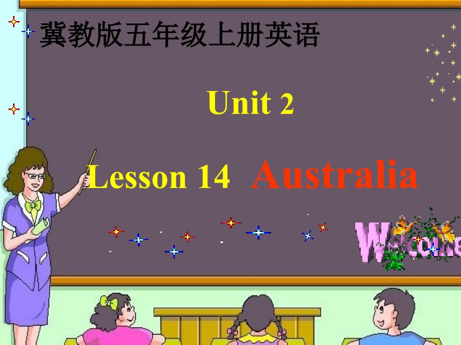 （冀教版）五年级英语上册课件 Unit 2 Lesson 14(3)_第1页