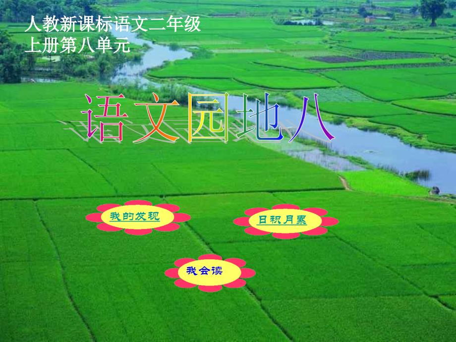 （人教新课标）二年级语文上册课件　语文园地八_第1页