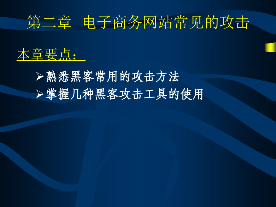 电子商务网站常见攻击_第1页