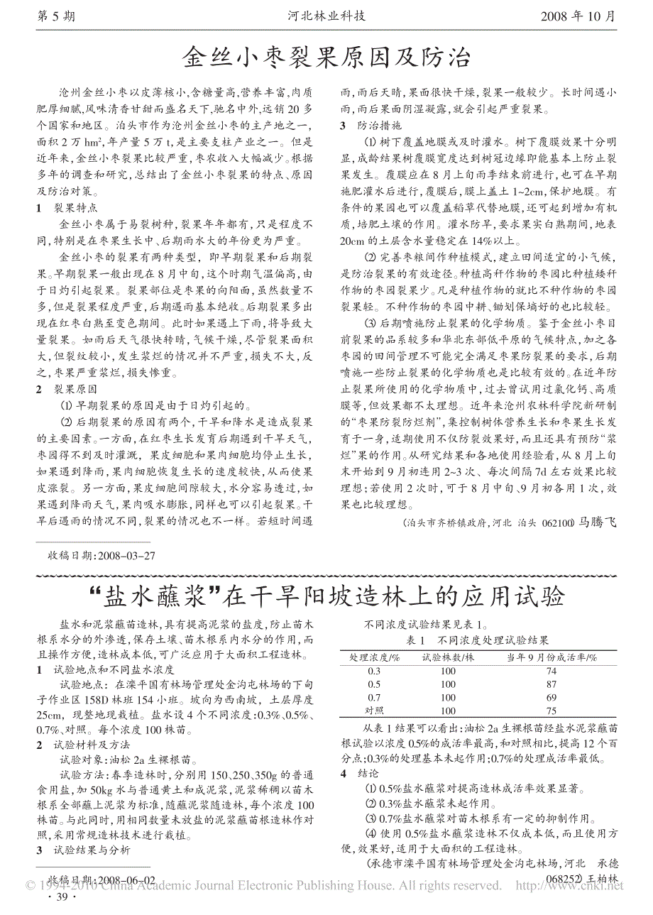 金丝小枣裂果原因及防治_第1页