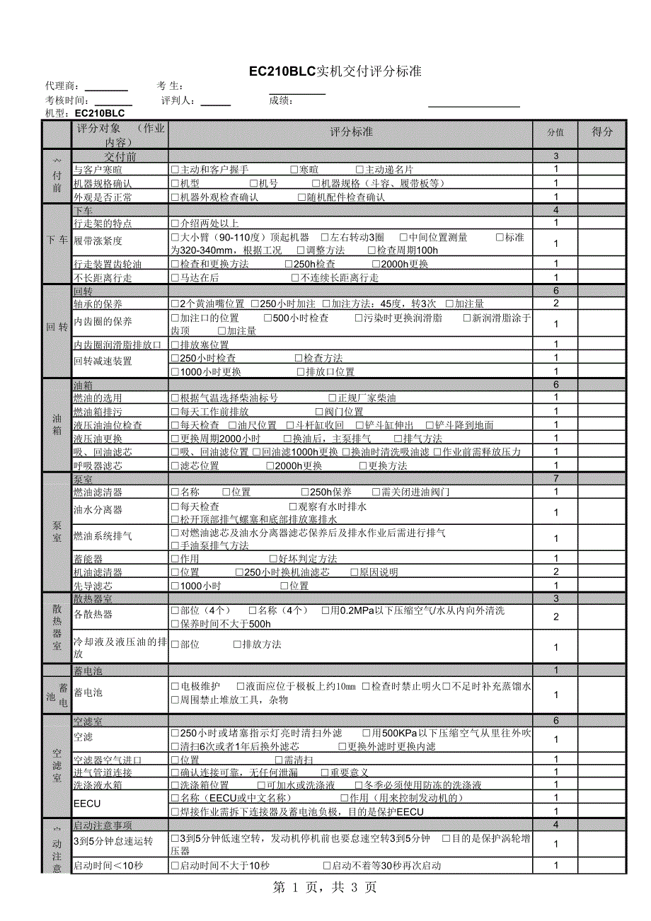 机器交付考评标准_第1页