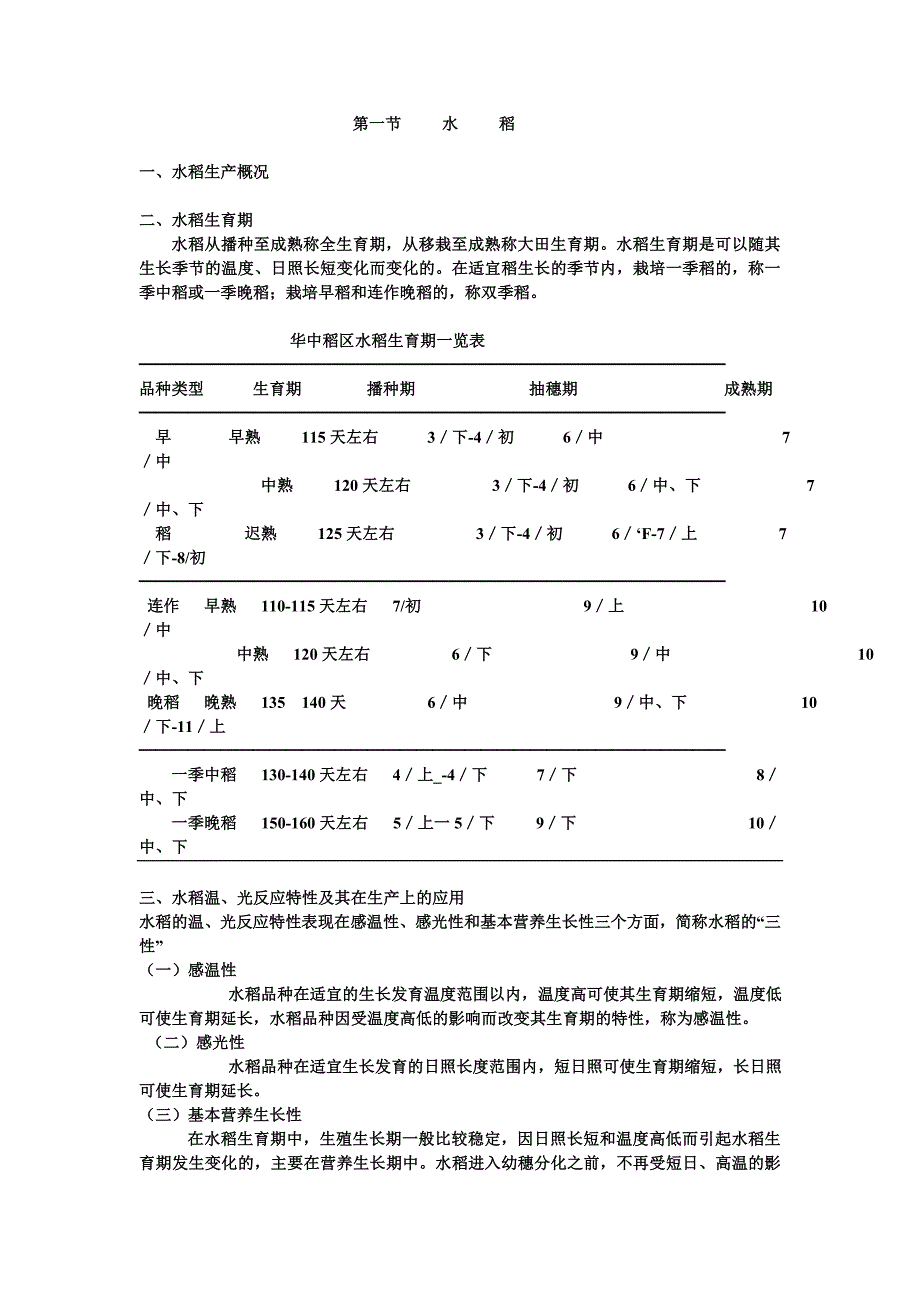 农业生产学之水稻_第1页