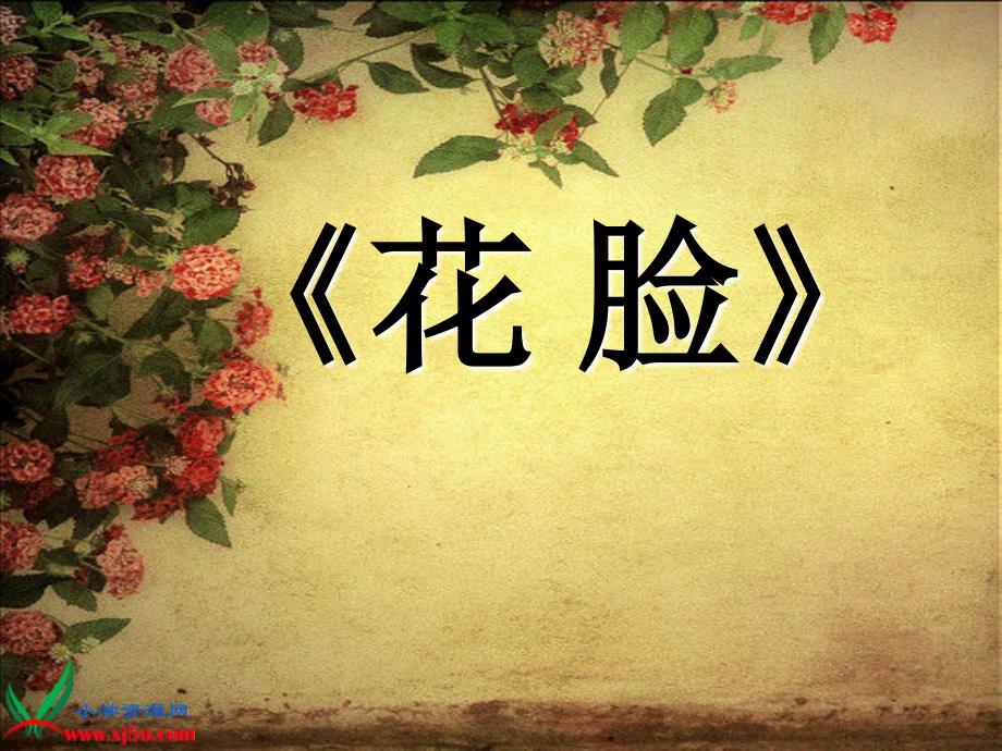 （沪教版）六年级语文上册课件 花脸_第1页