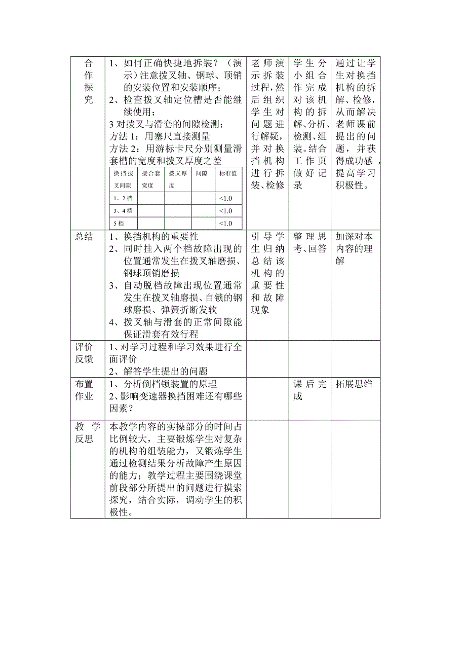 变速器换档机构检修公开课_第2页