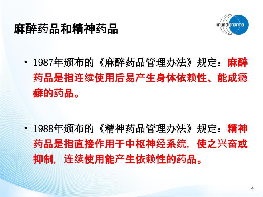 医疗机构麻醉药品、精神药品管理相关法规解析_第4页