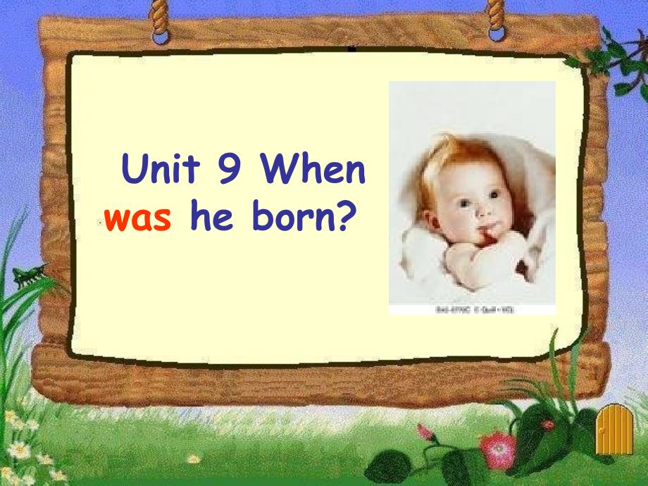 人教新目标版英语八上《unit 9 when was he born》ppt课件（三）_第1页