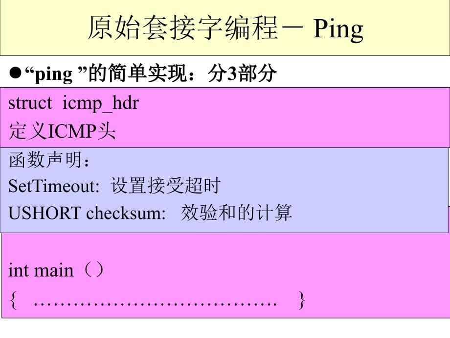 原始套接口ping_第5页