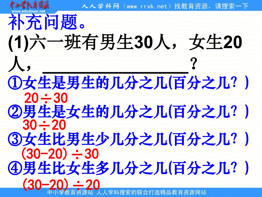 北师大版五年级下册《分数百分数应用题复习》ppt课件_第4页