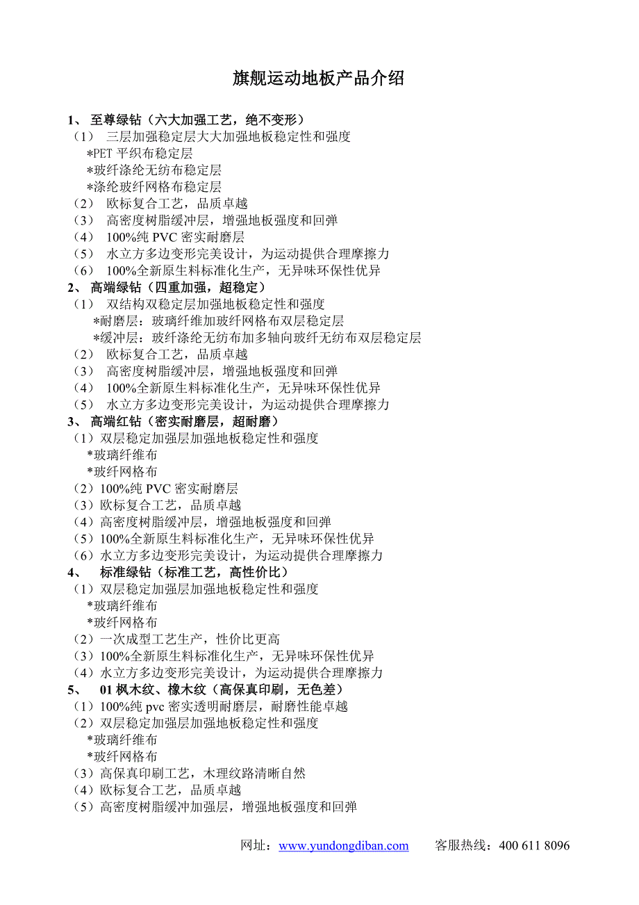 旗舰运动地板产品介绍_第1页