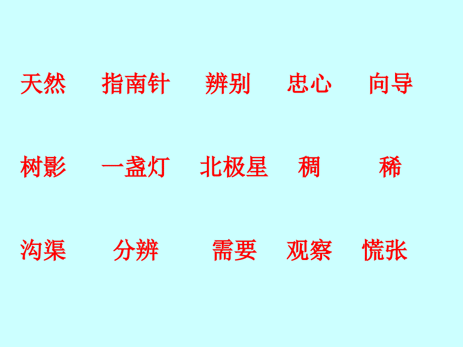 （教科版）二年级语文下册课件 要是你在野外迷了路 2_第2页