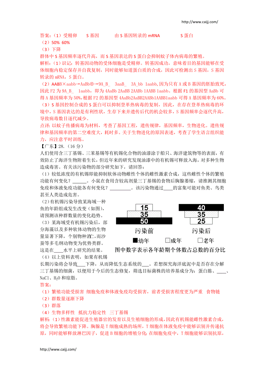 高考生物开心练习题2_第4页