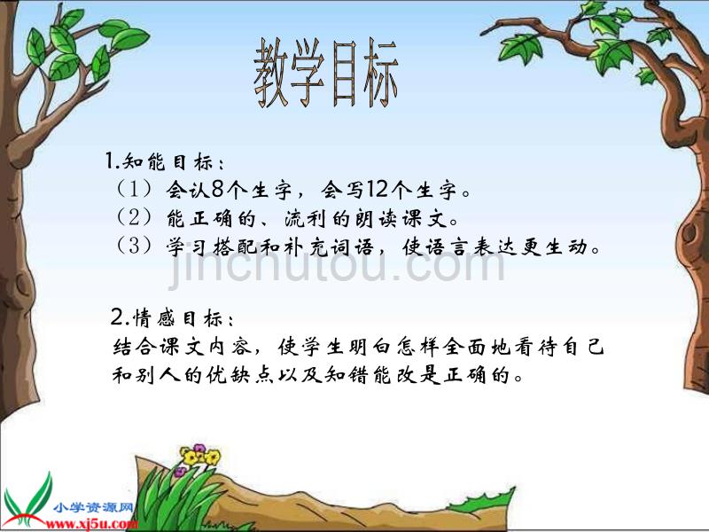 （鲁教版）二年级语文上册课件 小柳树和小枣树 1_第2页