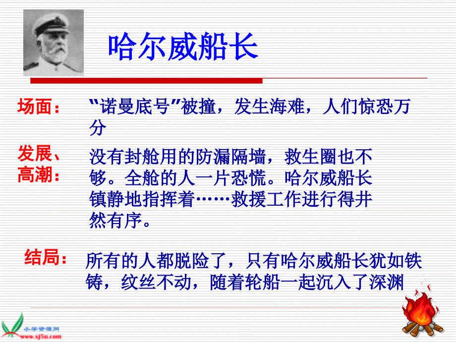 长春版四年级语文上册《哈尔威船长》ppt课件 1_第4页