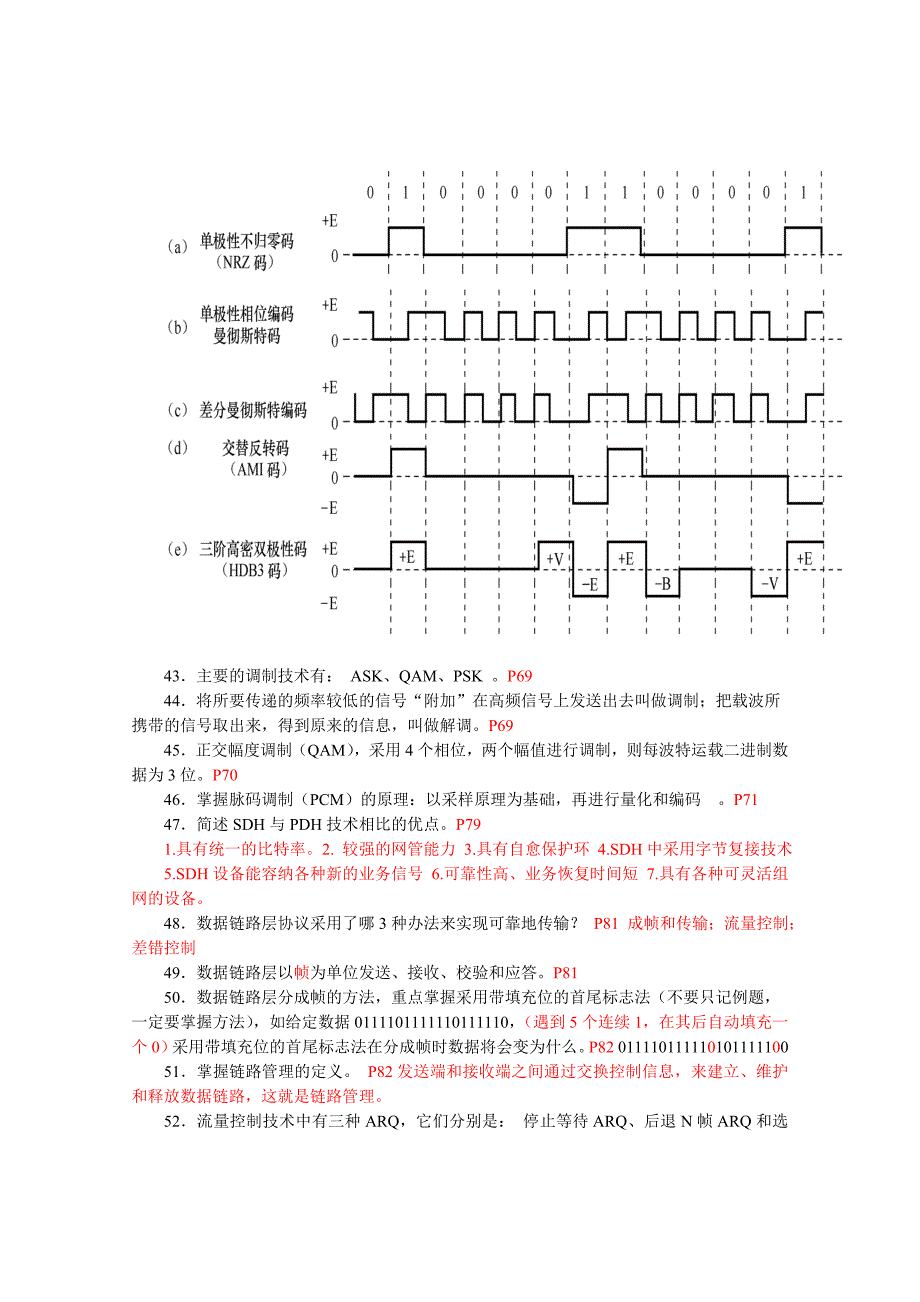 计算机网络与通信(附答案)_第4页