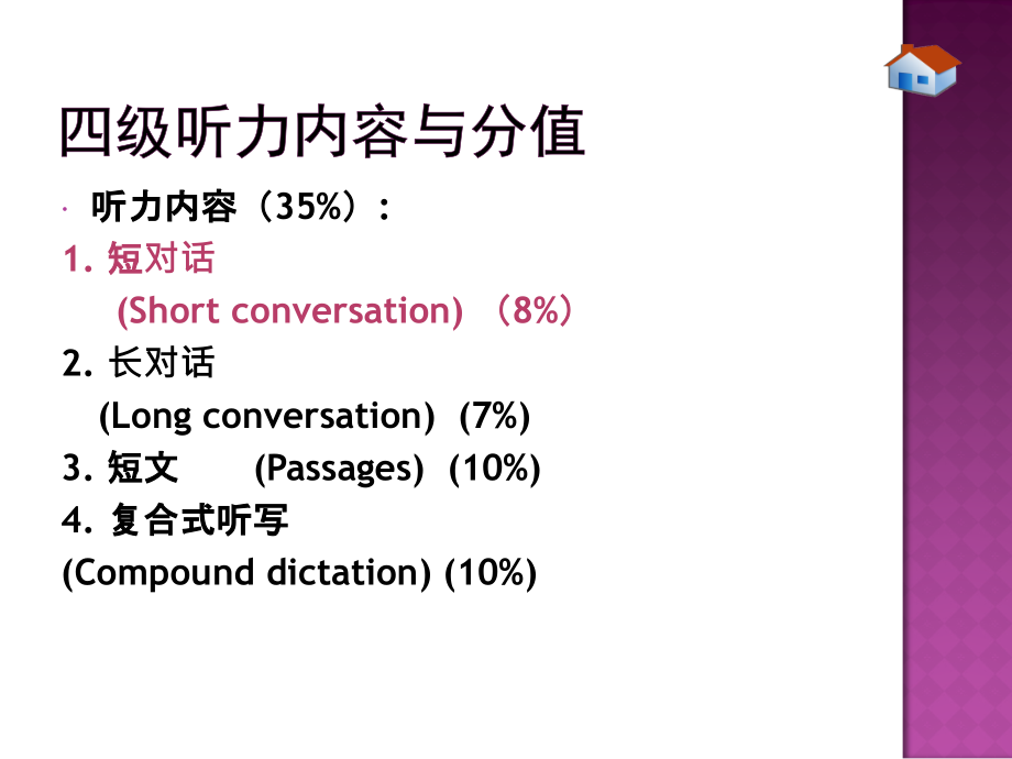四级听力短对话_第1页