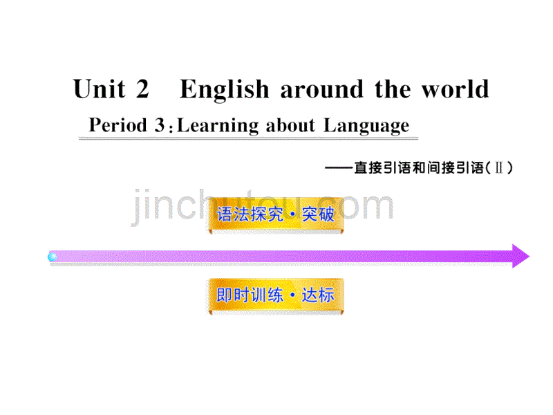 新人教版必修1配套课件：Unit2《English around the world》Period 3_第1页