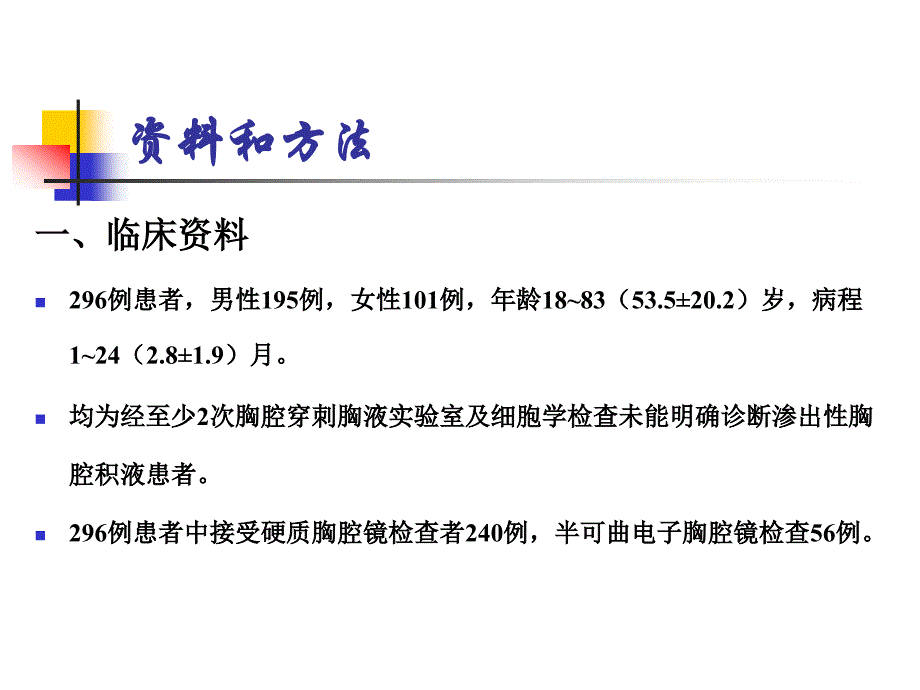 内科胸腔镜检查在不明原因胸腔-积液诊断中的价值幻灯片_第3页