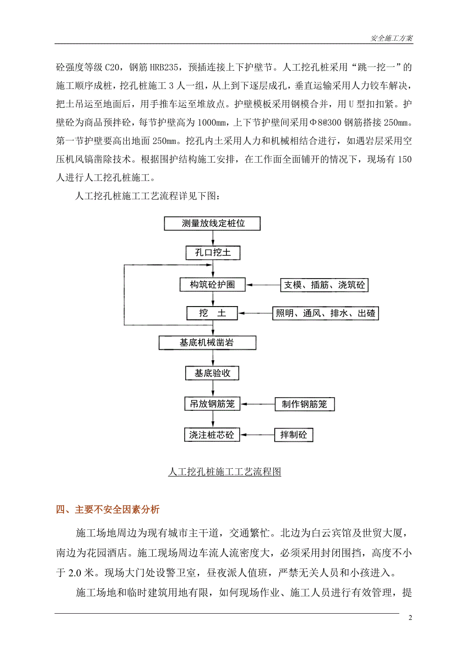 某轨道交通五号线淘金站人工挖孔桩安全施工方案_第3页