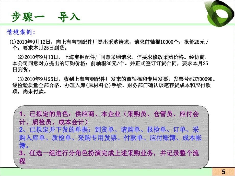 供应链管理任务四 XX企业供应链下的采购管理_第5页