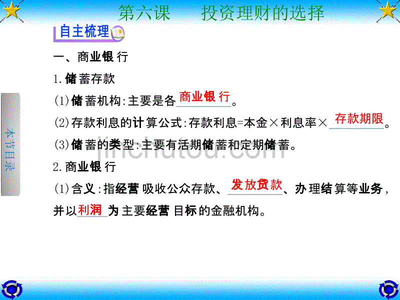 高中政治 1.6投资理财的选择_第3页