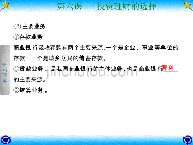 高中政治 1.6投资理财的选择_第4页