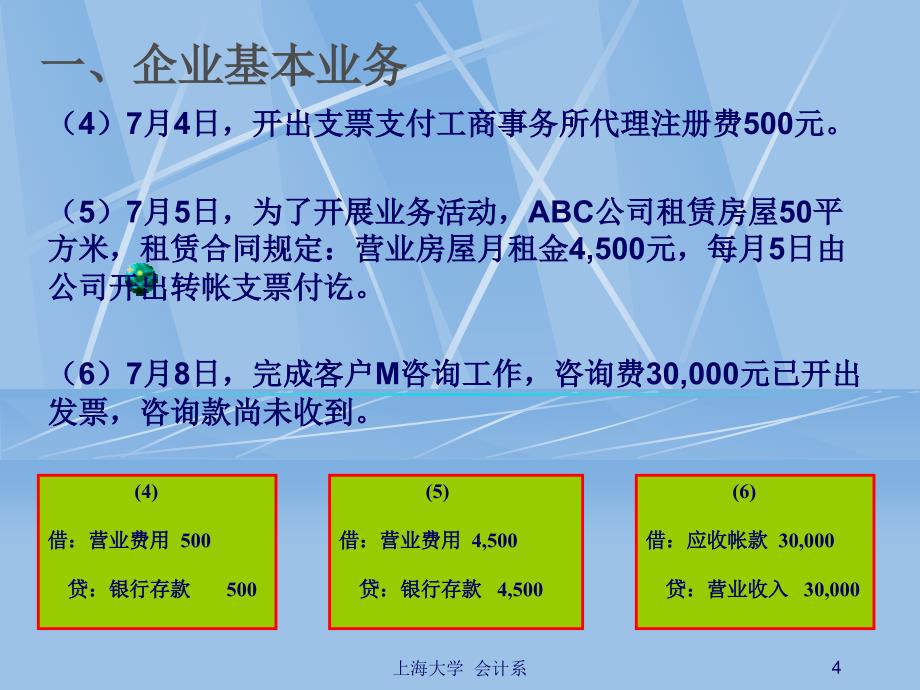 基础会计学习题课－企业基本业务核算案例_第4页