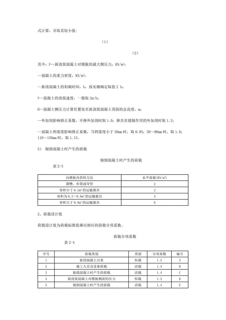 建筑物大跨度结构模板工程施工方案_第5页