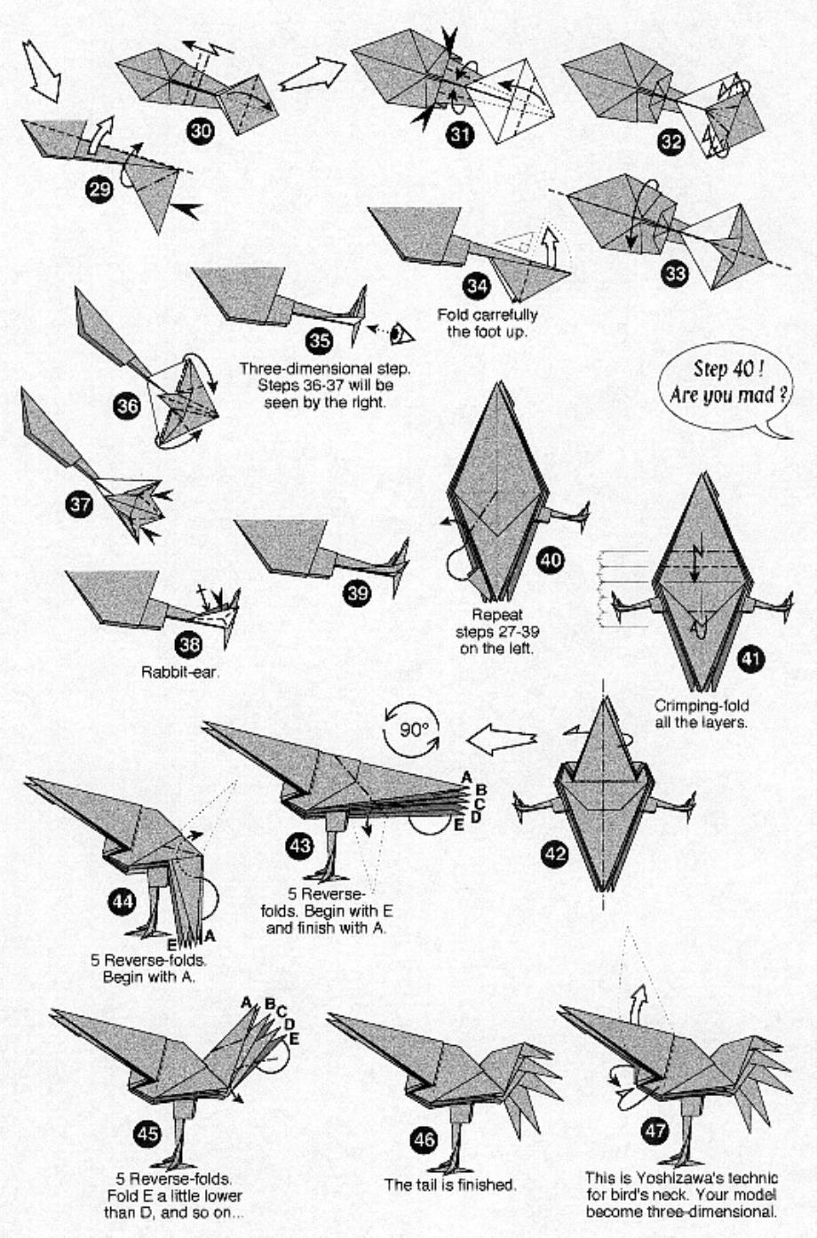 大公鸡折纸教程_第3页