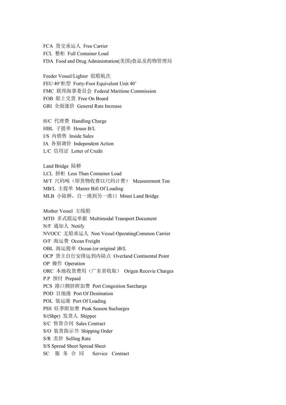海运业务英语缩略语_第3页