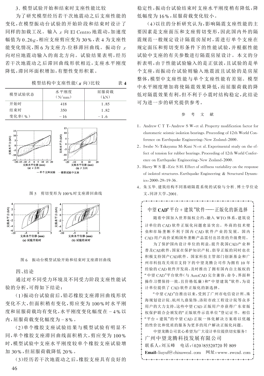 铅芯橡胶支座性能试验对比研究_第3页