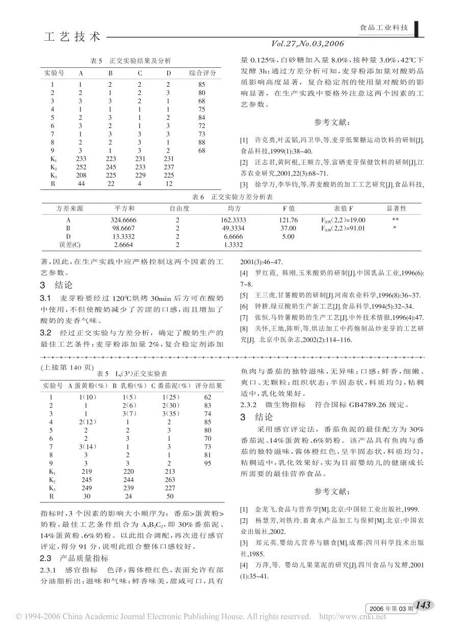 婴幼儿番茄鱼泥罐头工艺的优化研究_第3页