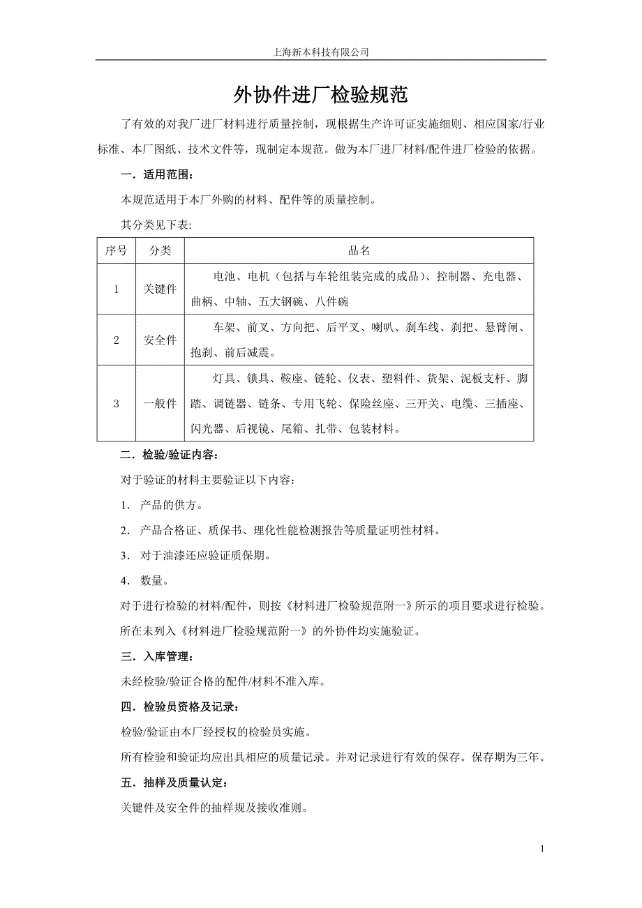 外协件进厂检验规范6_第1页