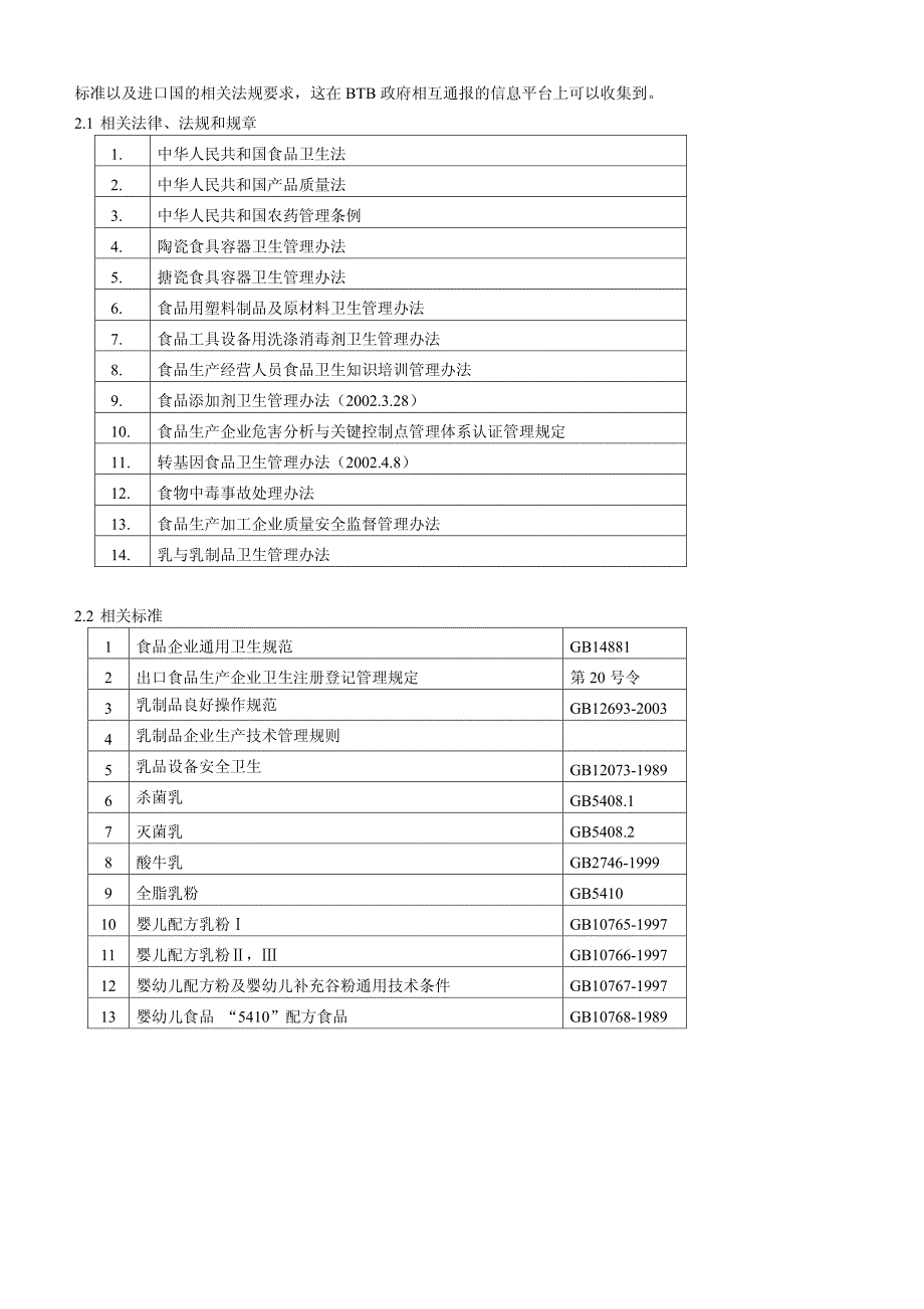 乳制品审核作业指导书_第2页