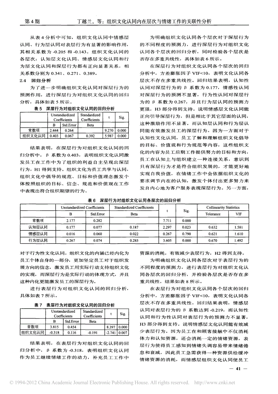 组织文化认同内在层次与情绪工作的关联性分析_第4页