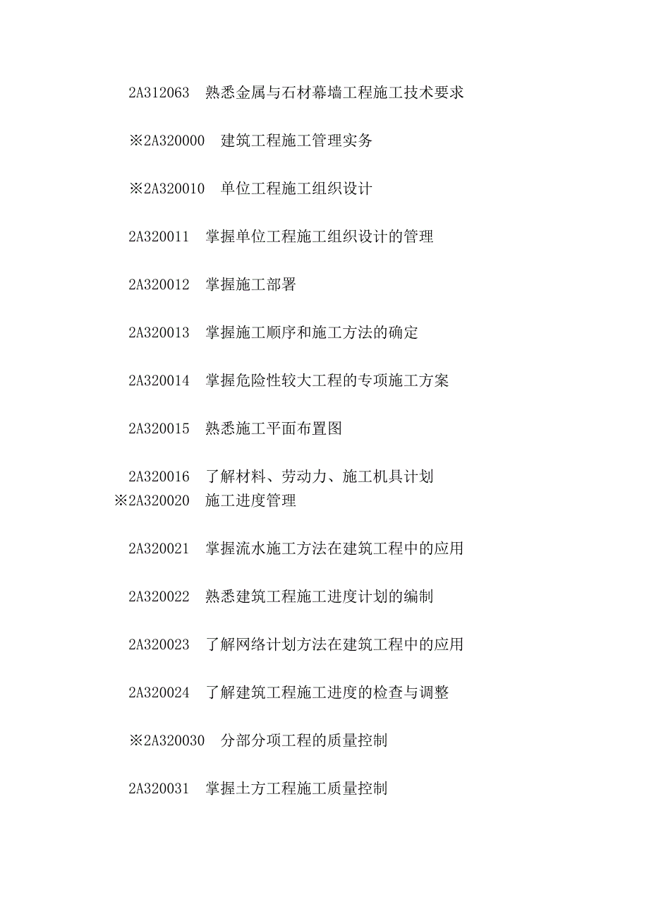 2010二级建造师建筑工程专业考试大纲_第4页