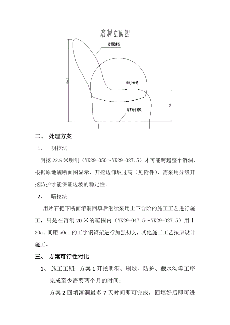 谢家峒右线溶洞处理意见_第2页